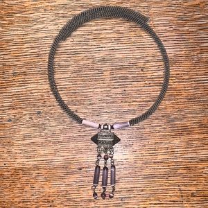 Bronze tone aztec choker used